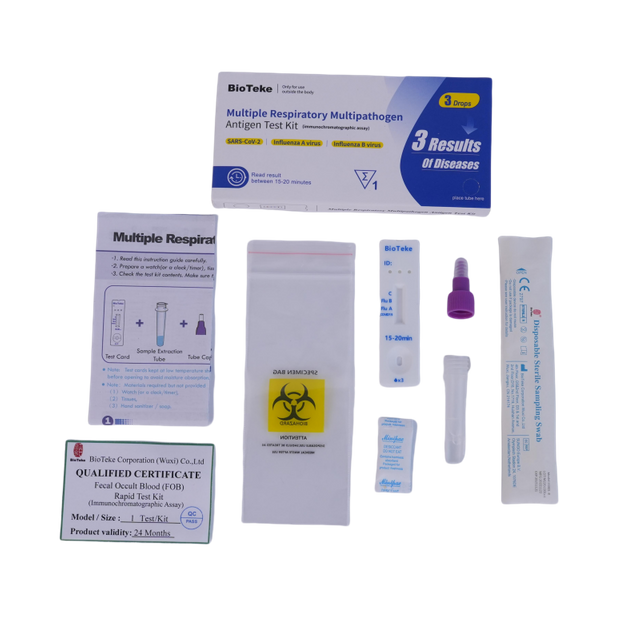 Bioteke 3 в 1 Covid gra A+B Antigen Rapid Test Test Kit