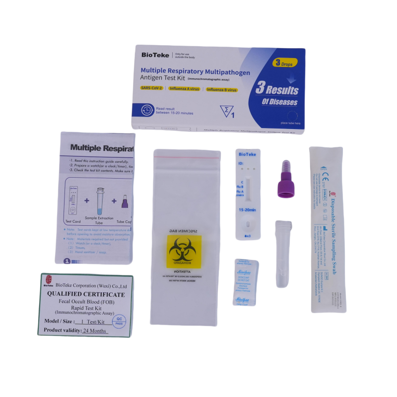 Bioteke 3 в 1 Covid gra A+B Antigen Rapid Test Test Kit