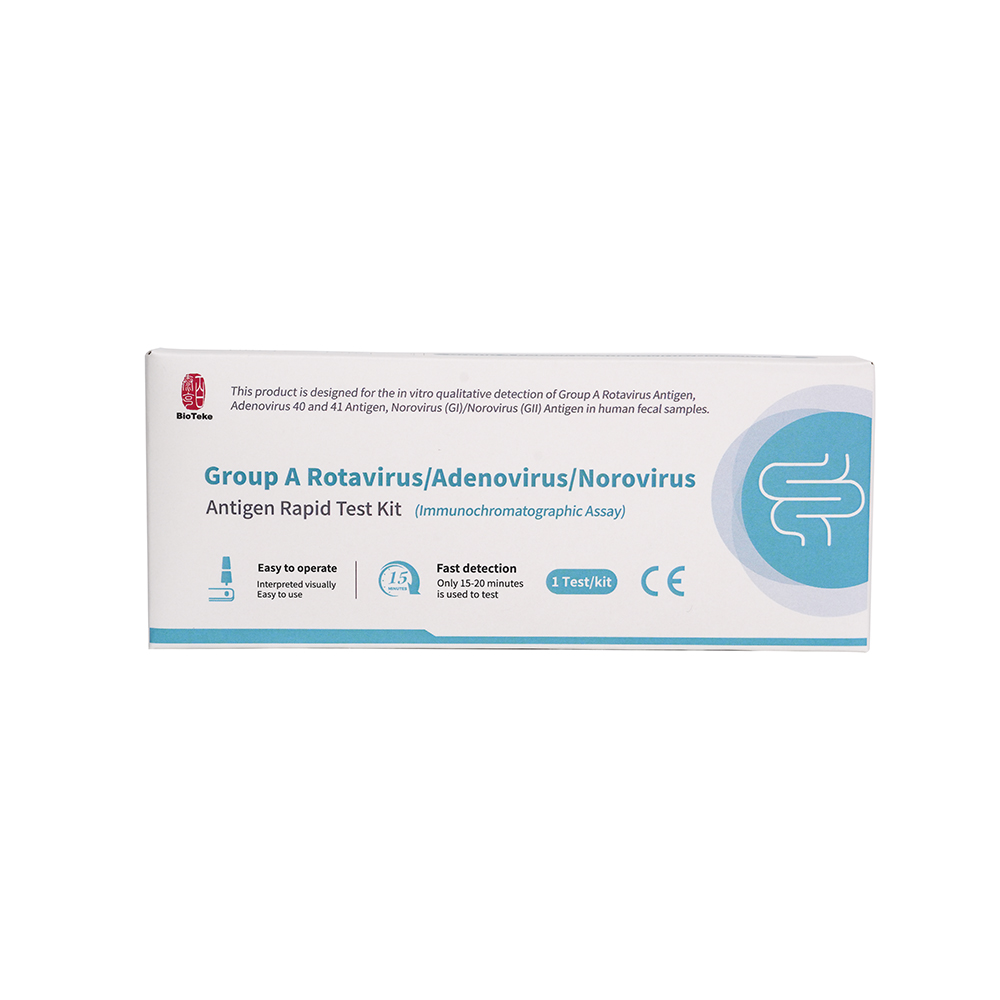 Группа A Rotavirus/Adenovirus/Norovirus Antigen Rapid Test Kit (иммунохроматографический анализ)